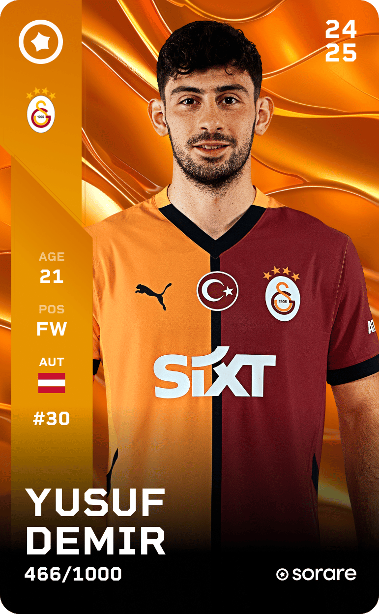 Yusuf Demir 2024-25 • Limited 466/1000