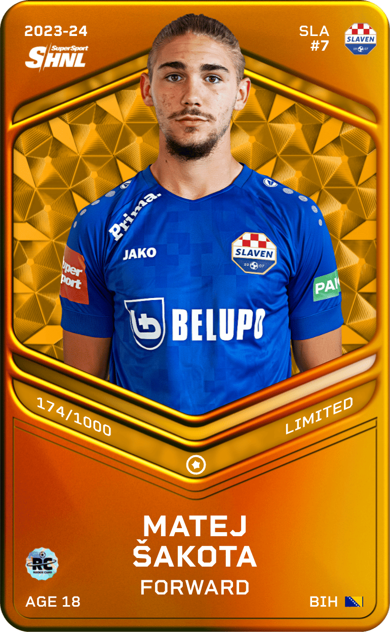 Matej Šakota 2023-24 • Limited 174/1000