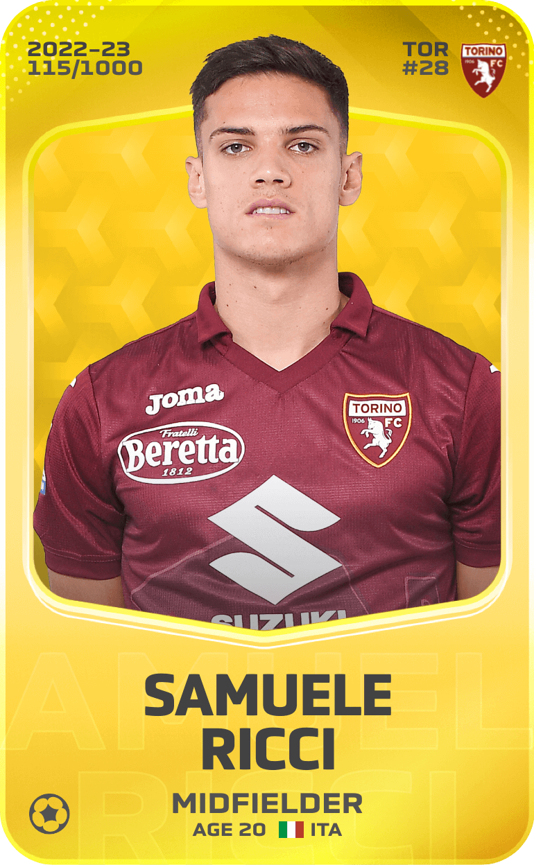 Samuele Ricci 2022-23 • Limited 115/1000
