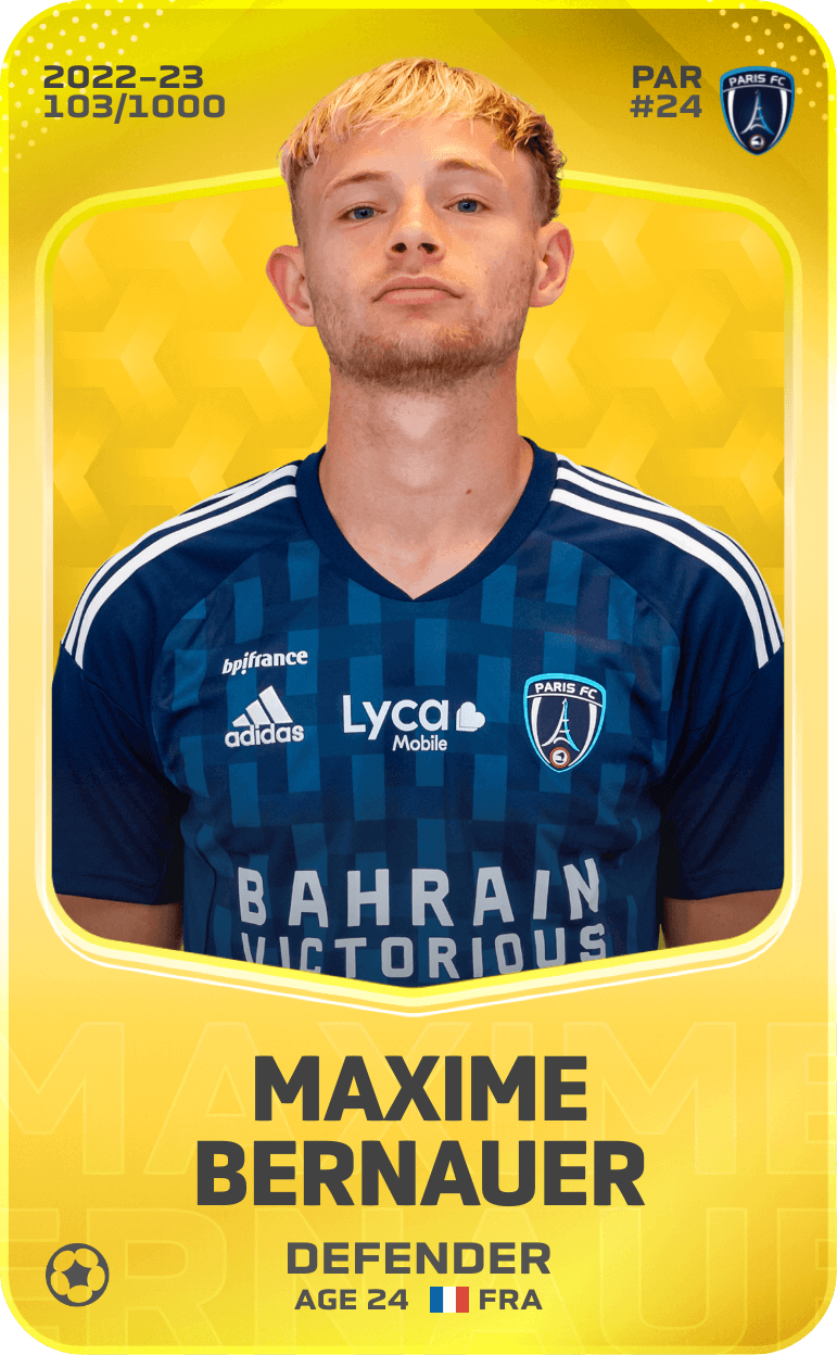 Maxime Bernauer 2022-23 • Limited 103/1000