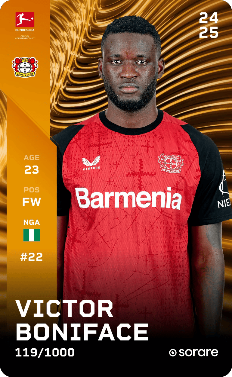 Victor Boniface 2024-25 • Limited 119/1000