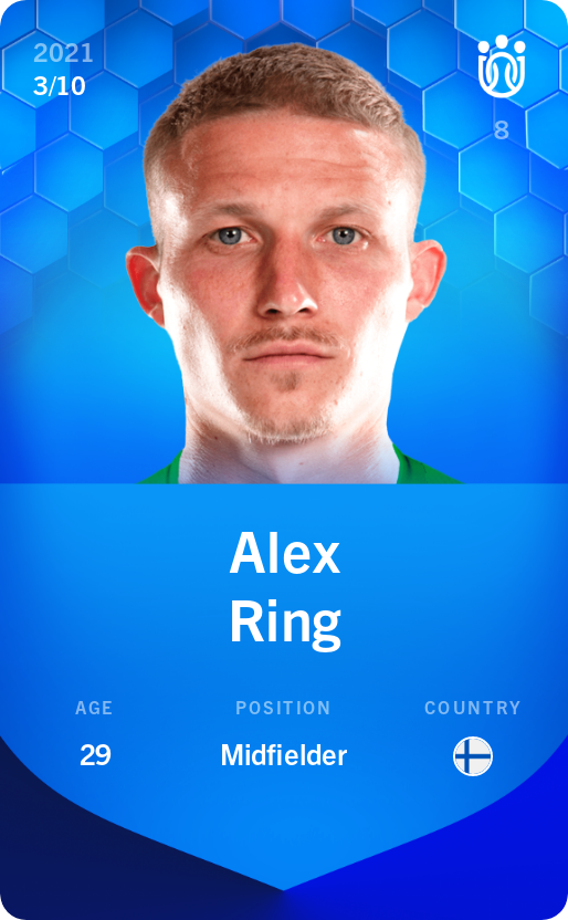 Sorare - Sorare Official - Alex Ring 2021-22 • Super Rare 3/10 - NFT # 43072904085592017154893735428855912180880446499864891799670288884247818496750