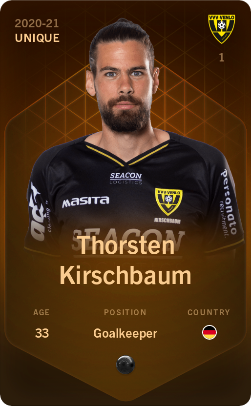 Sorare - Sorare Official - Thorsten Kirschbaum 2020-21 • Unique - NFT # 78326344578872937624142946552841481997386161555499914272136566264671512290123