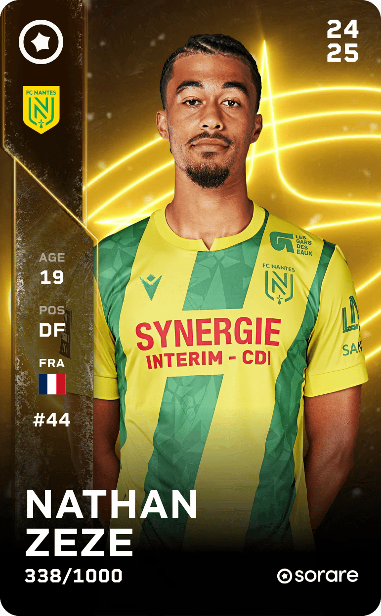Nathan Zeze 2024-25 • Limited 338/1000