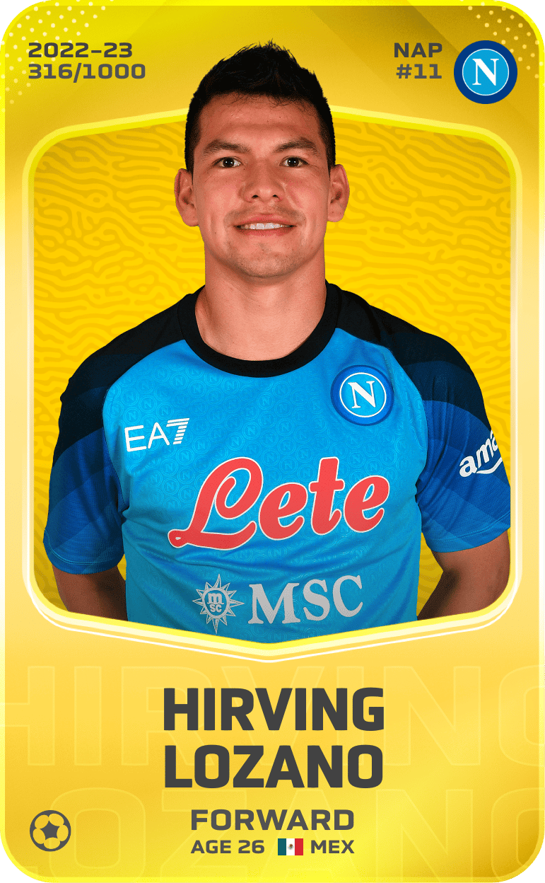 Hirving Lozano 2022-23 • Limited 316/1000
