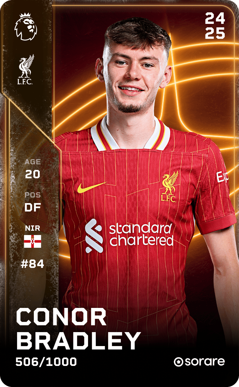 Conor Bradley 2024-25 • Limited 506/1000