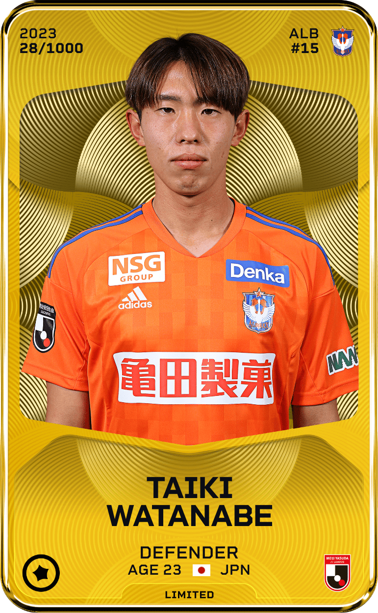 Taiki Watanabe 2023-24 • Limited 28/1000