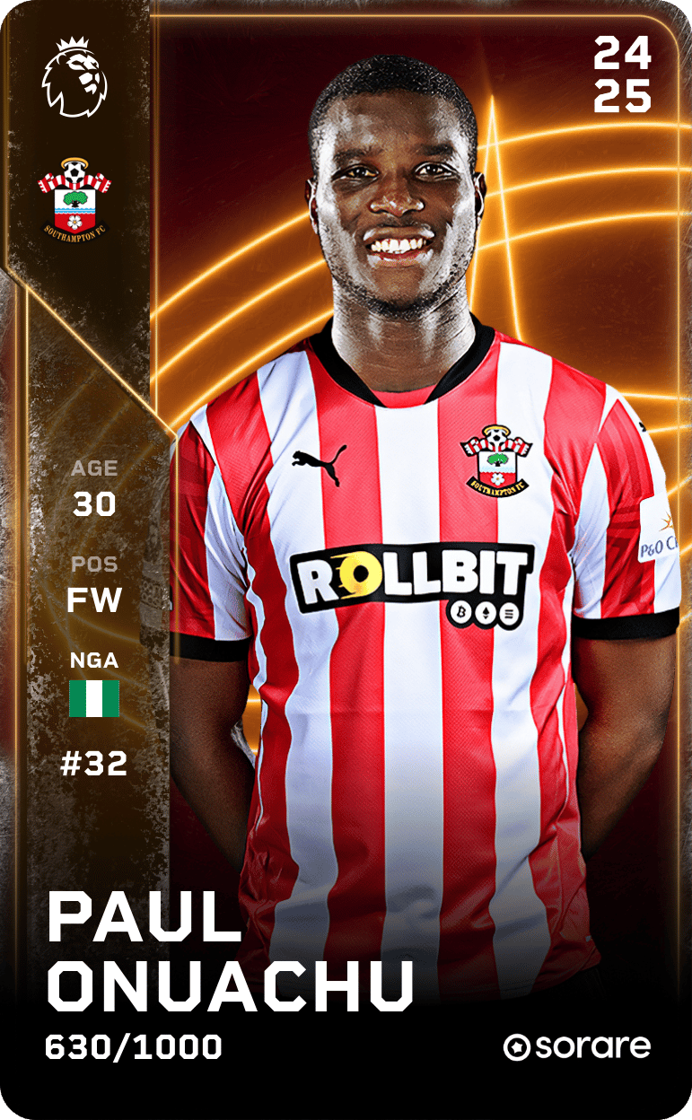 Paul Onuachu 2024-25 • Limited 630/1000