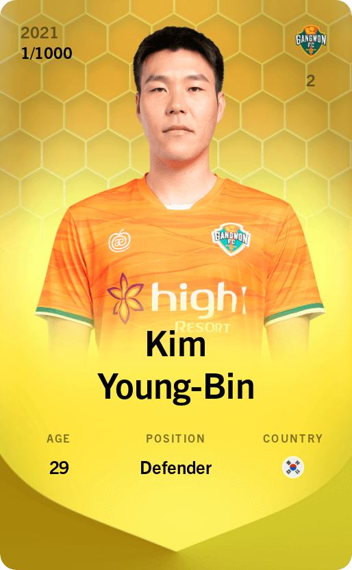 Kim Young-Bin 2021-22 • Limited 1/1000