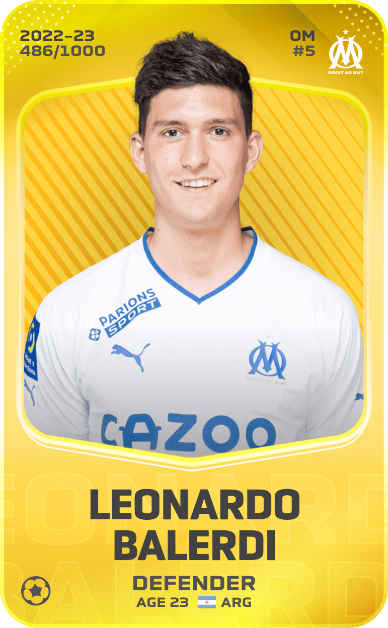Leonardo Balerdi 2022-23 • Limited 486/1000