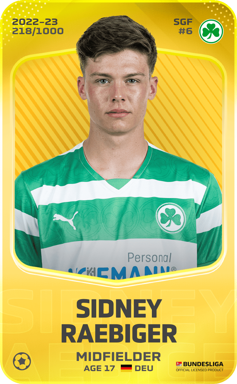 Sidney Raebiger 2022-23 • Limited 218/1000