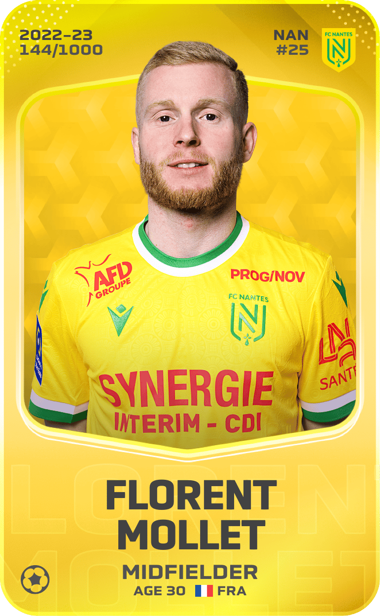 Florent Mollet 2022-23 • Limited 144/1000