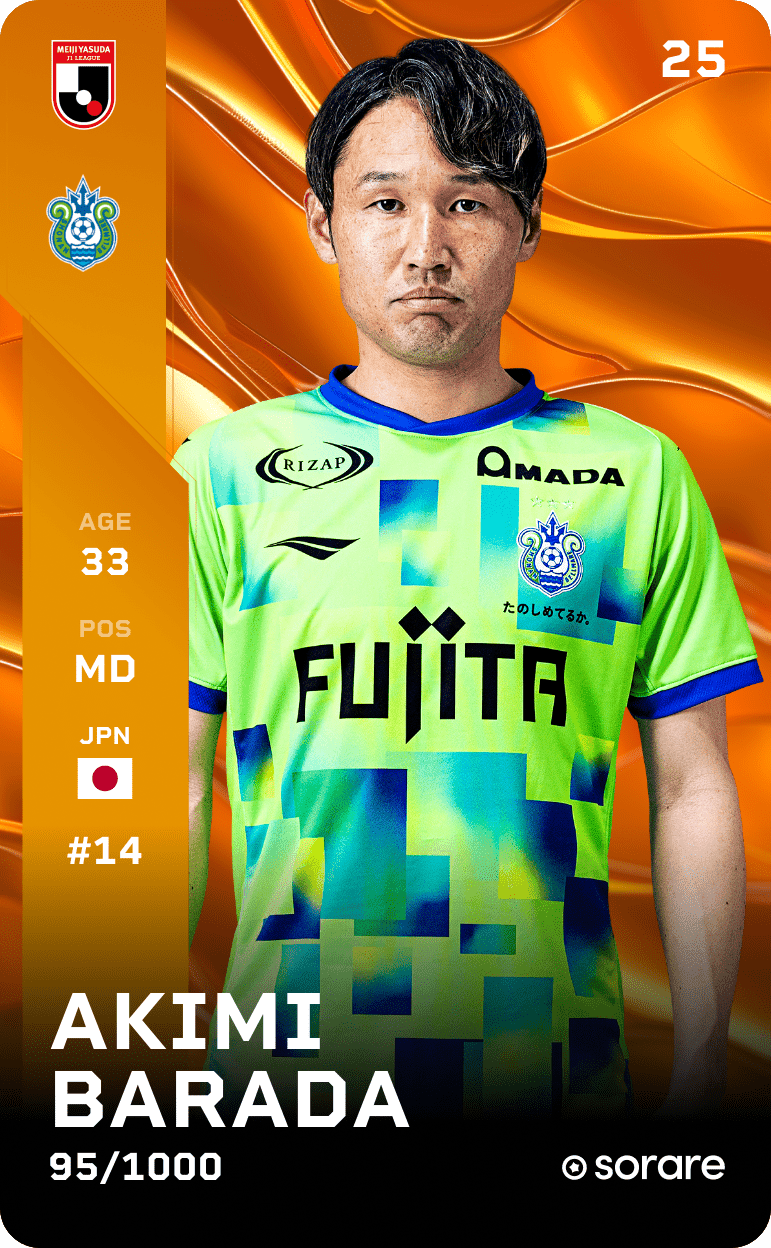 Akimi Barada 2025-26 • Limited 95/1000