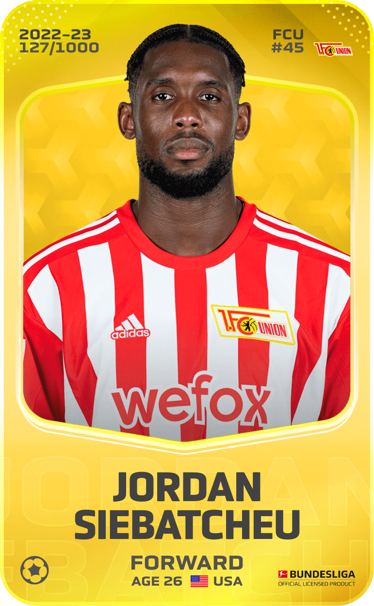 Jordan Siebatcheu 2022-23 • Limited 127/1000