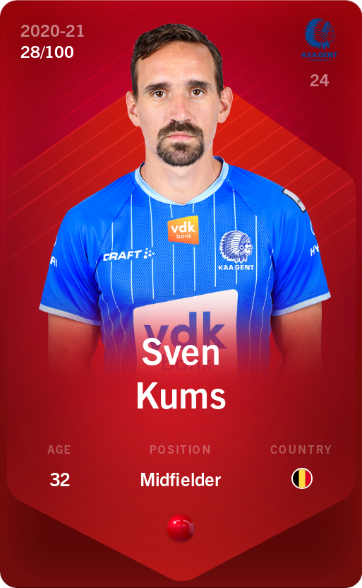 Sorare - Sorare Official - Sven Kums 2020-21 • Rare 28/100 - NFT # 18512623113822350982405970028647438035456144330497548041431078642810127236286