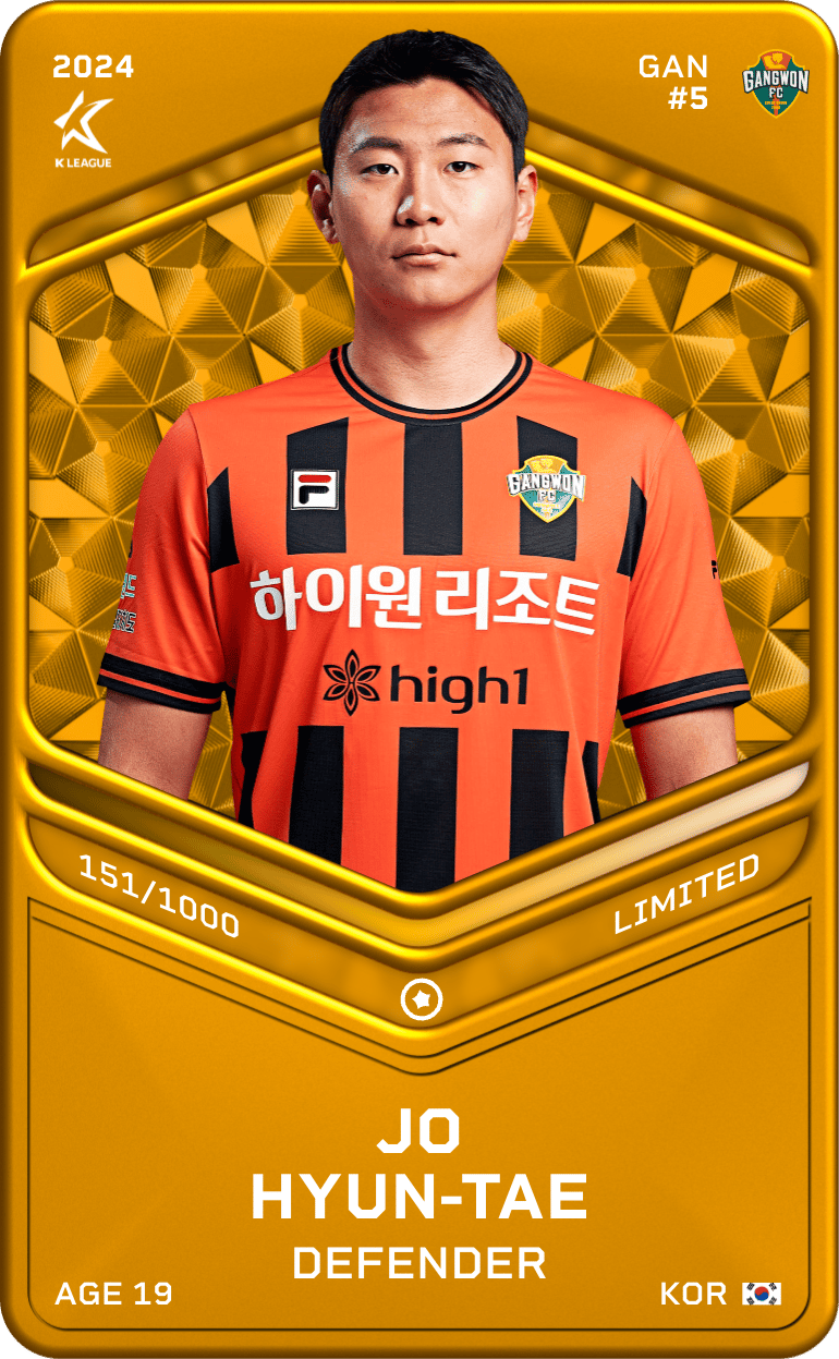 Jo Hyun-Tae 2024-25 • Limited 151/1000