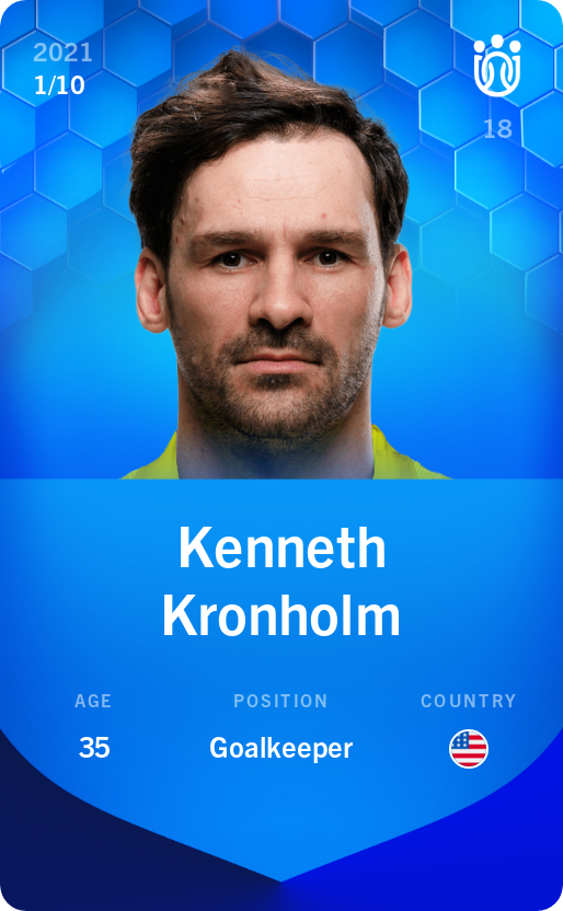 Sorare - Sorare Official - Kenneth Kronholm 2021-22 • Super Rare 1/10 - NFT # 31625046152620072817167601759246974790942491324171452762105150574562008877976