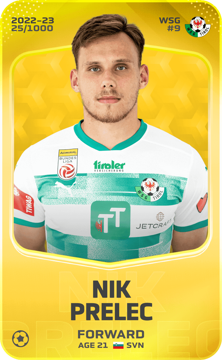 Nik Prelec 2022-23 • Limited 25/1000