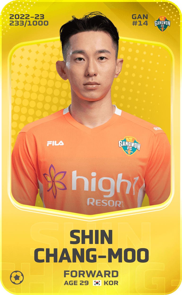 Shin Chang-Moo 2022-23 • Limited 233/1000