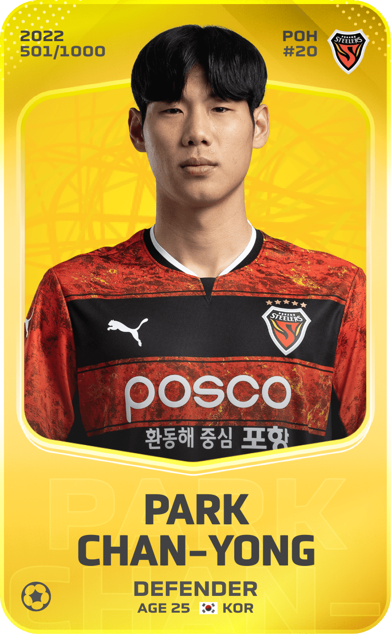 Park Chan-Yong 2022-23 • Limited 501/1000