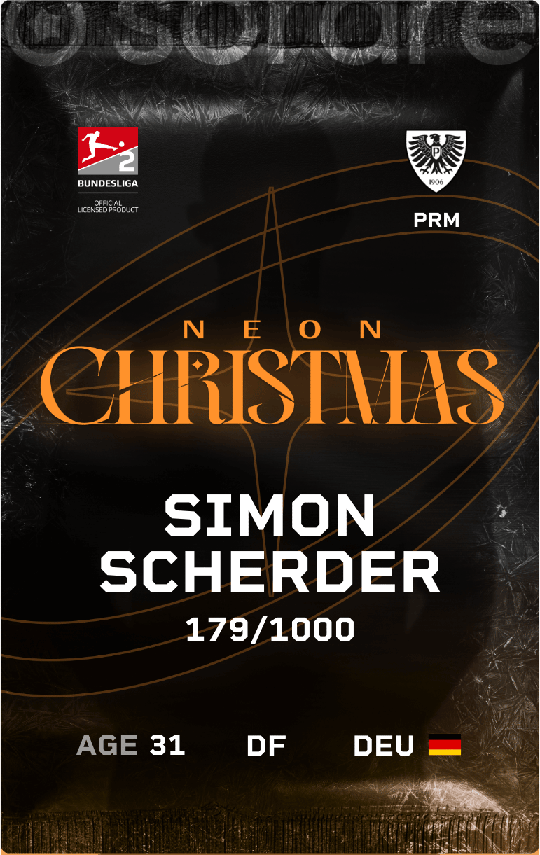 Simon Scherder 2024-25 • Limited 179/1000