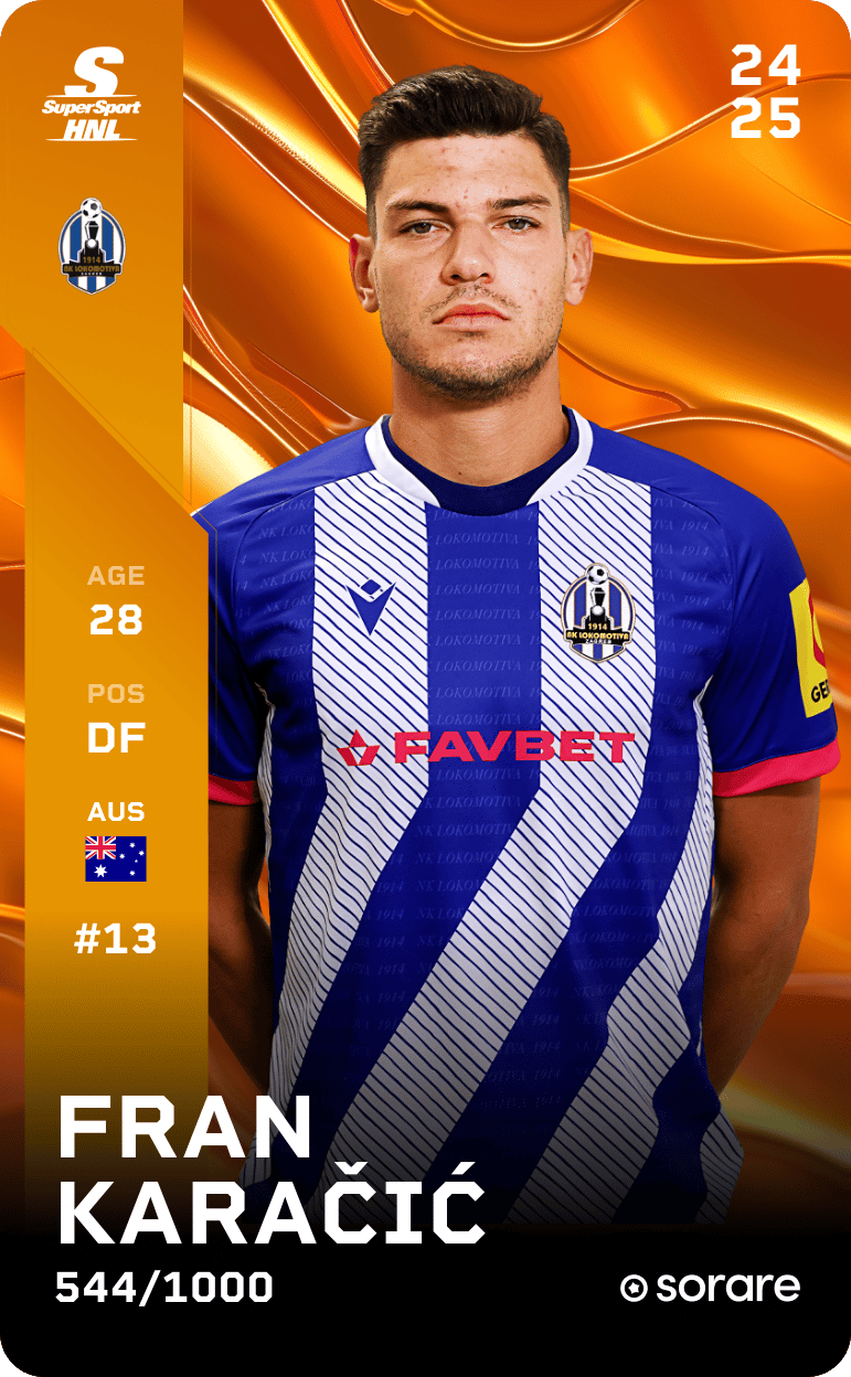 Fran Karačić 2024-25 • Limited 544/1000