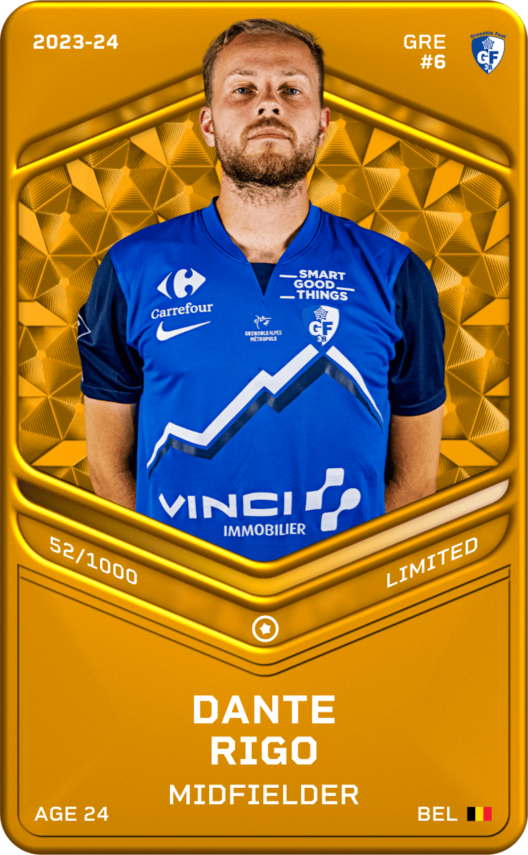 Dante Rigo 2023-24 • Limited 52/1000
