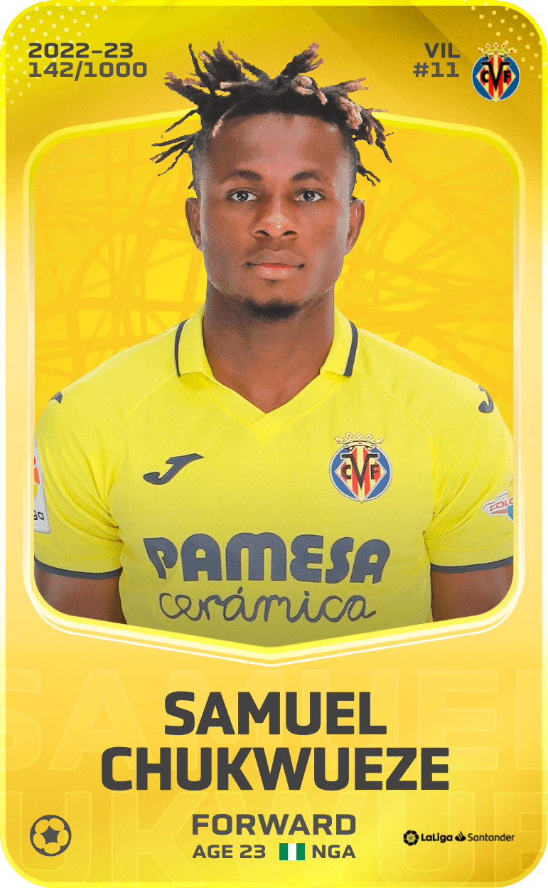 Samuel Chukwueze 2022-23 • Limited 142/1000