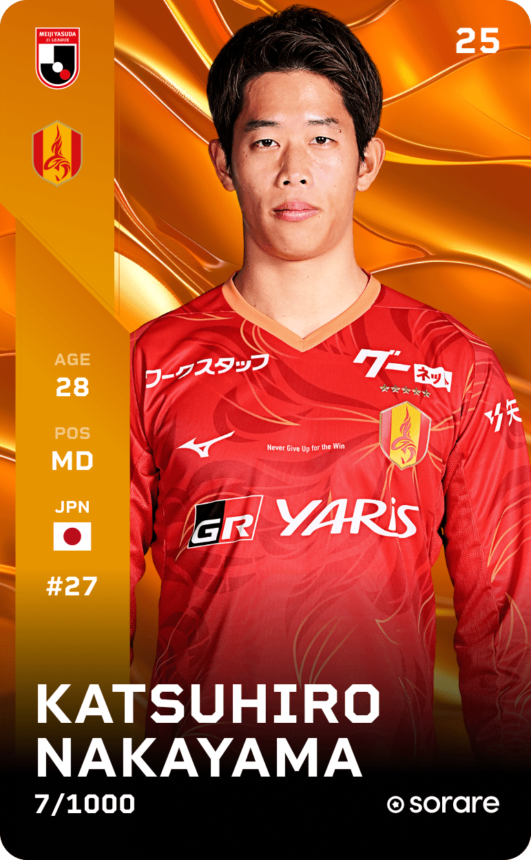 Katsuhiro Nakayama 2025-26 • Limited 7/1000