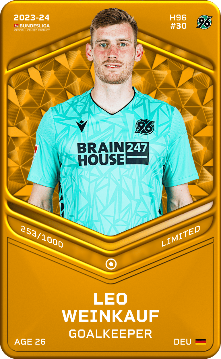 Leo Weinkauf 2023-24 • Limited 253/1000