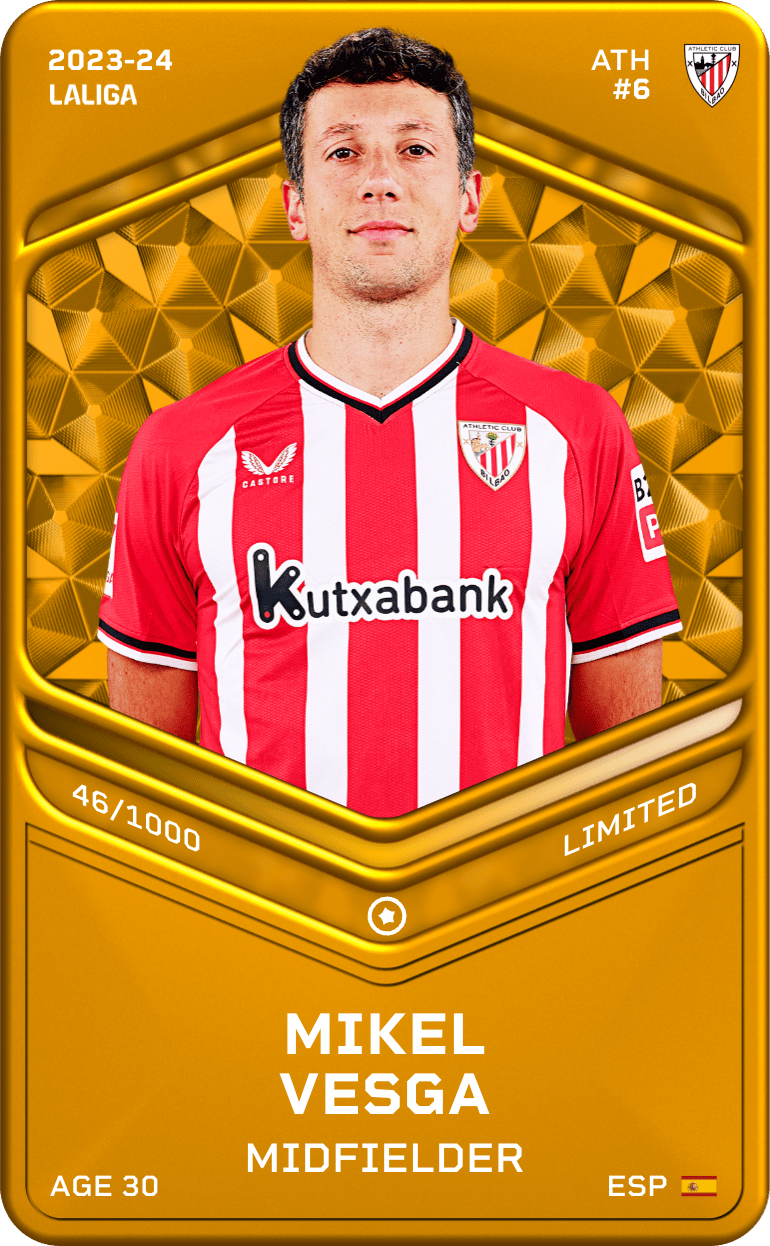 Mikel Vesga 2023-24 • Limited 46/1000