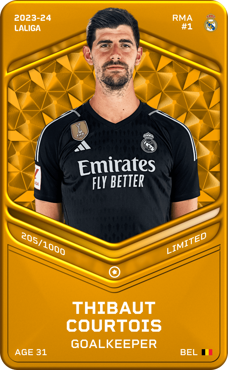 Thibaut Courtois 2023-24 • Limited 205/1000