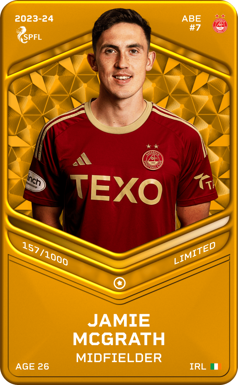 Jamie McGrath 2023-24 • Limited 157/1000