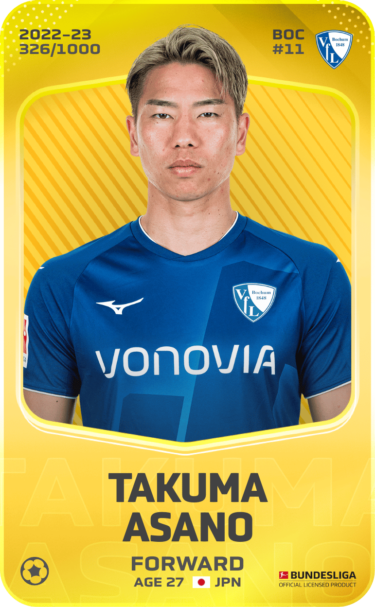 Takuma Asano 2022-23 • Limited 326/1000
