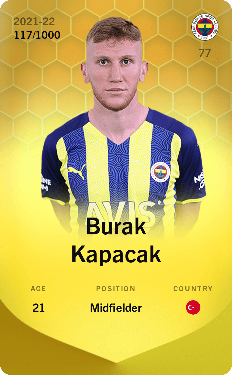 Burak Kapacak 2021-22 • Limited 117/1000