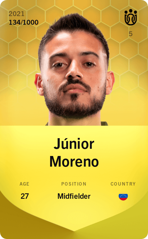 Júnior Moreno 2021-22 • Limited 134/1000