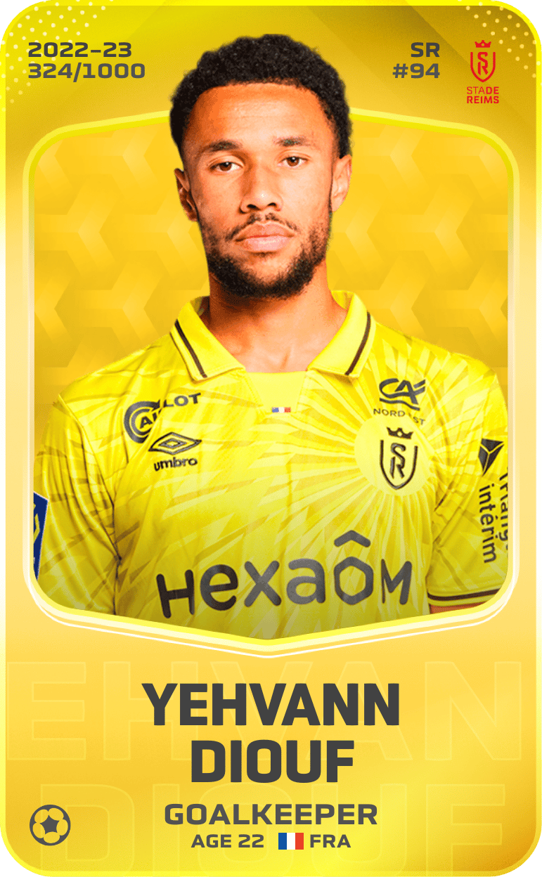 Yehvann Diouf 2022-23 • Limited 324/1000