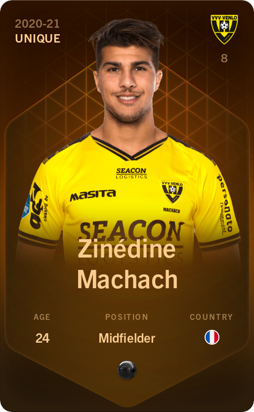 Sorare - Sorare Official - Zinédine Machach 2020-21 • Unique - NFT # 73125098609300585017599217989430095462287018334900282373011451973687577912610