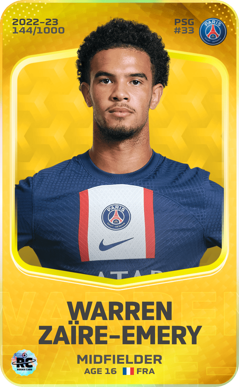 Warren Zaïre-Emery 2022-23 • Limited 144/1000