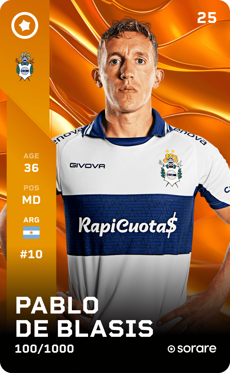 Pablo De Blasis 2025-26 • Limited 100/1000