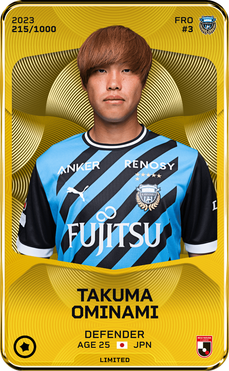 Takuma Ominami 2023-24 • Limited 215/1000