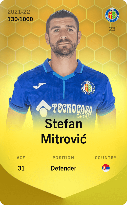 Stefan Mitrović 2021-22 • Limited 130/1000