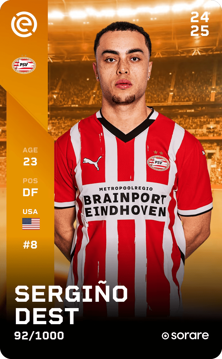 Sergiño Dest 2024-25 • Limited 92/1000