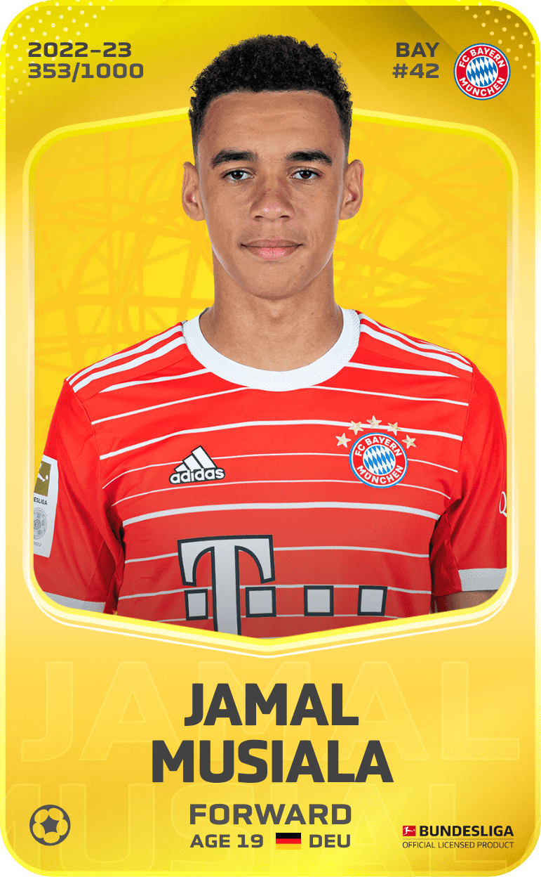 Jamal Musiala 2022-23 • Limited 353/1000
