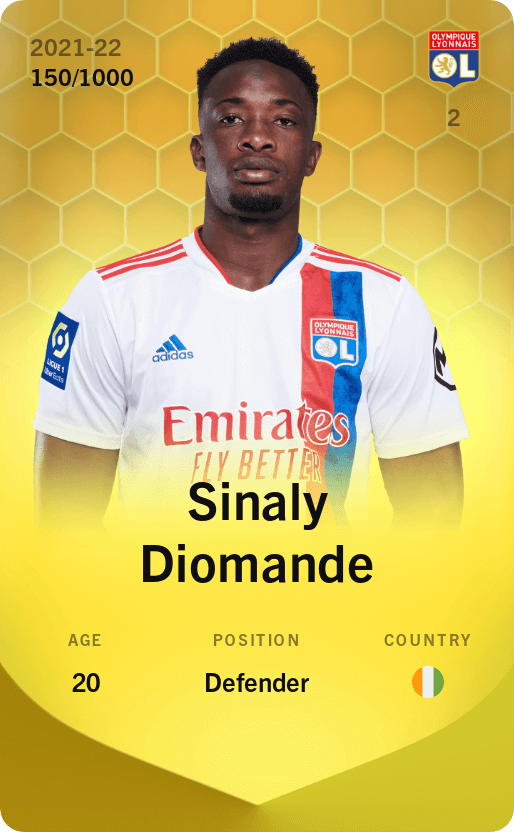 Sinaly Diomande 2021-22 • Limited 150/1000