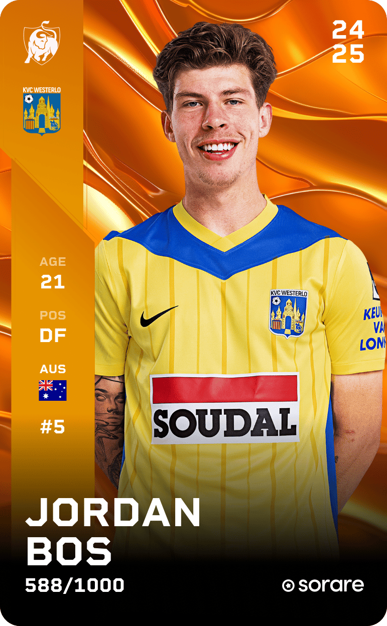 Jordan Bos 2024-25 • Limited 588/1000