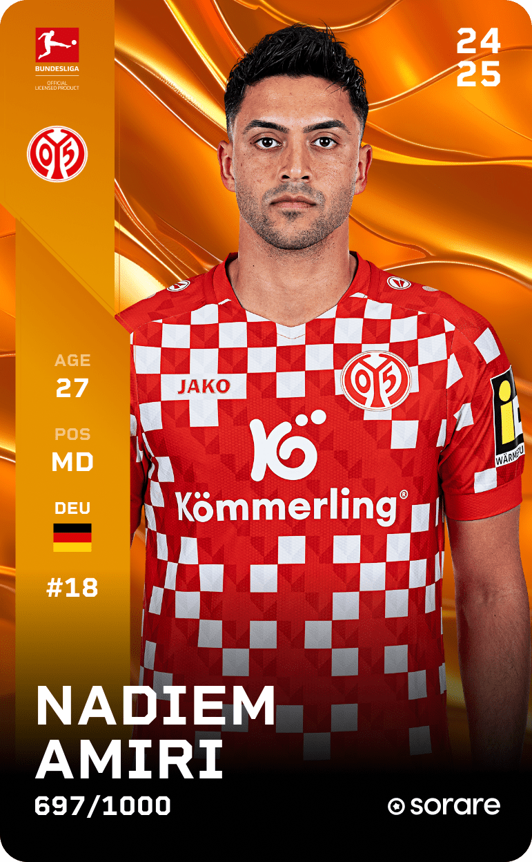 Nadiem Amiri 2024-25 • Limited 697/1000
