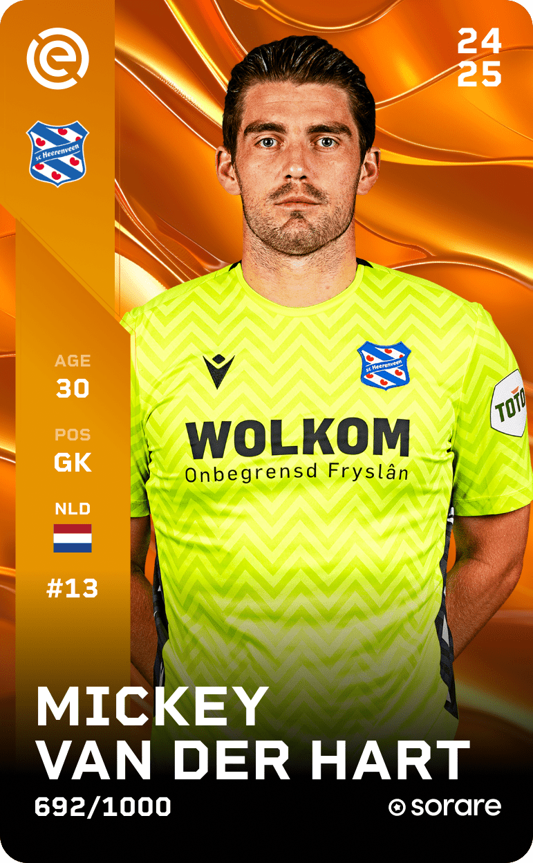 Mickey van der Hart 2024-25 • Limited 692/1000