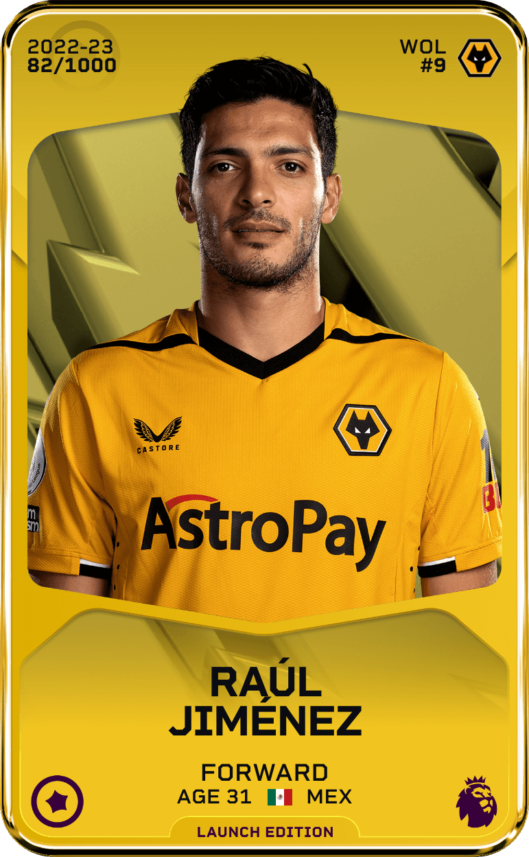 Raúl Jiménez 2022-23 • Limited 82/1000