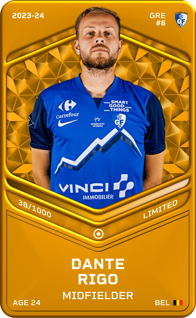 Dante Rigo 2023-24 • Limited 38/1000